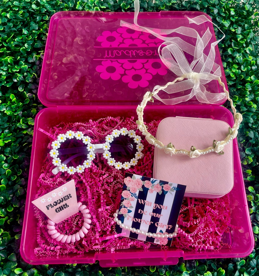 Will You Be My Flower Girl Gift Box Flower Girl Proposal Etsy