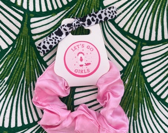 Cowgirl Bachelorette Scrunchie: Let's Go Girls Party Favor