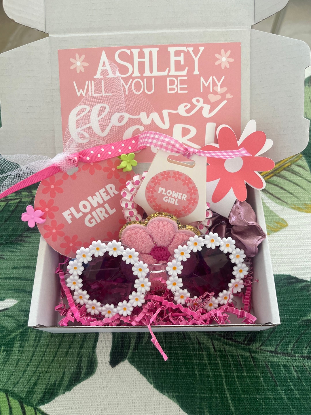 Will You Be My Flower Girl Gift Box Flower Girl Proposal Box Etsy