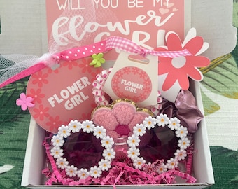 Will you be my flower girl gift box Flower girl proposal box