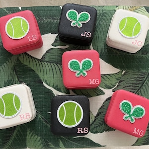 Tennis gift jewelry box travel case