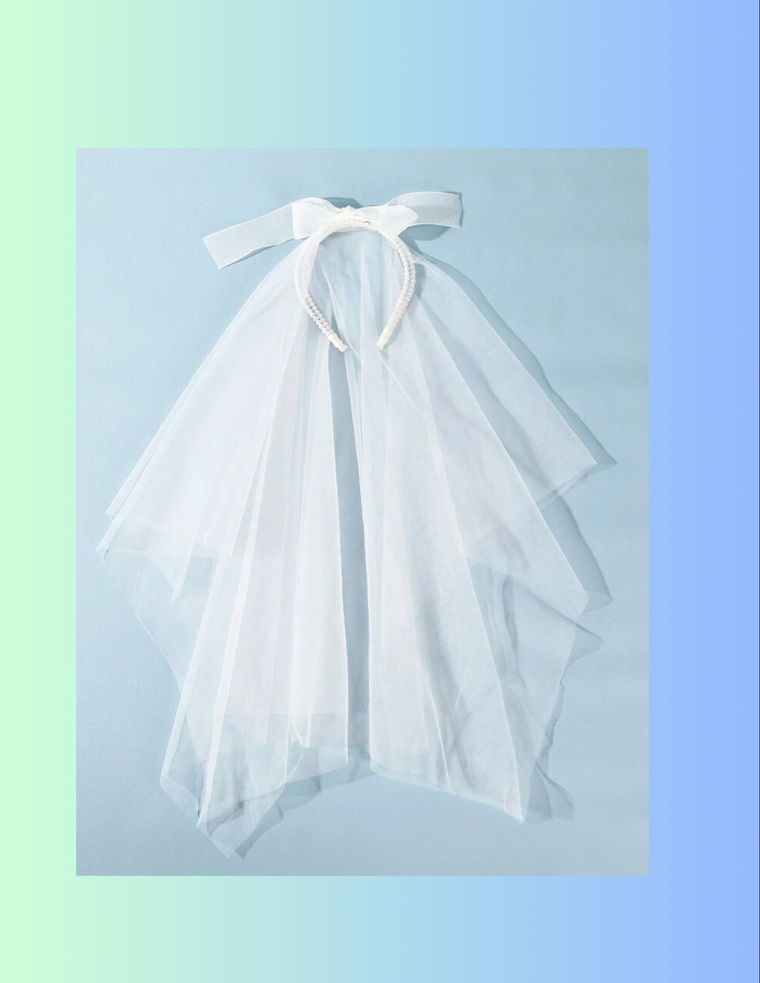 Bride Veil Headband Etsy