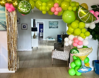Margs and Matrimony Bachelorette Balloon Decor