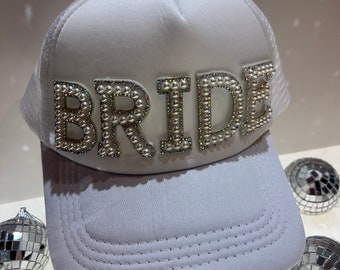 Bride trucker hat