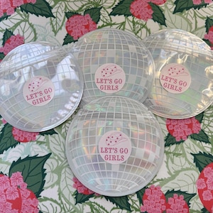 Disco Ball Recovery Kit, post-party  Hangover Kit, stocked recovery kit bag, Last Disco bachelorette, Mamma Mia