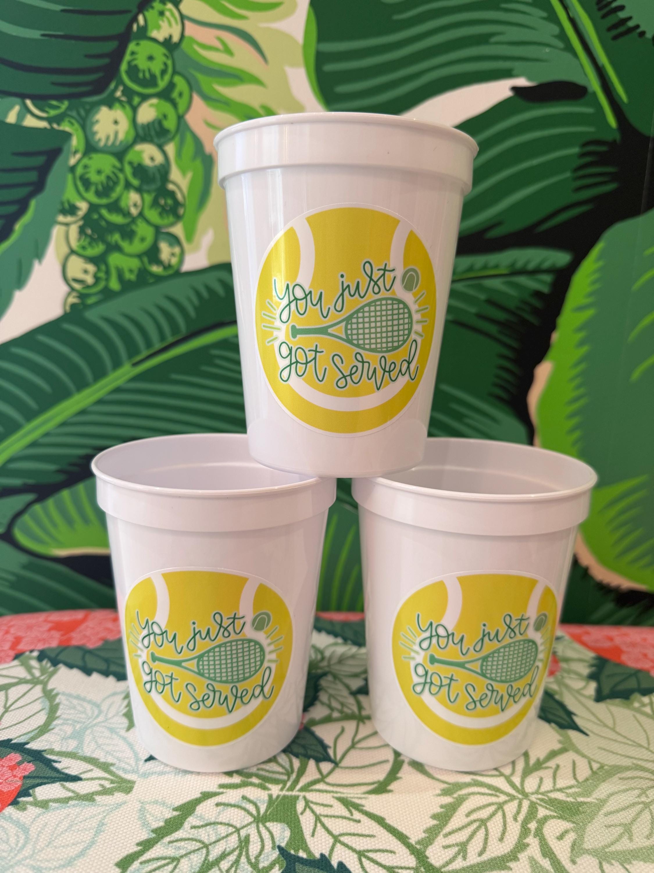 Tennis Us Open Cups - Etsy