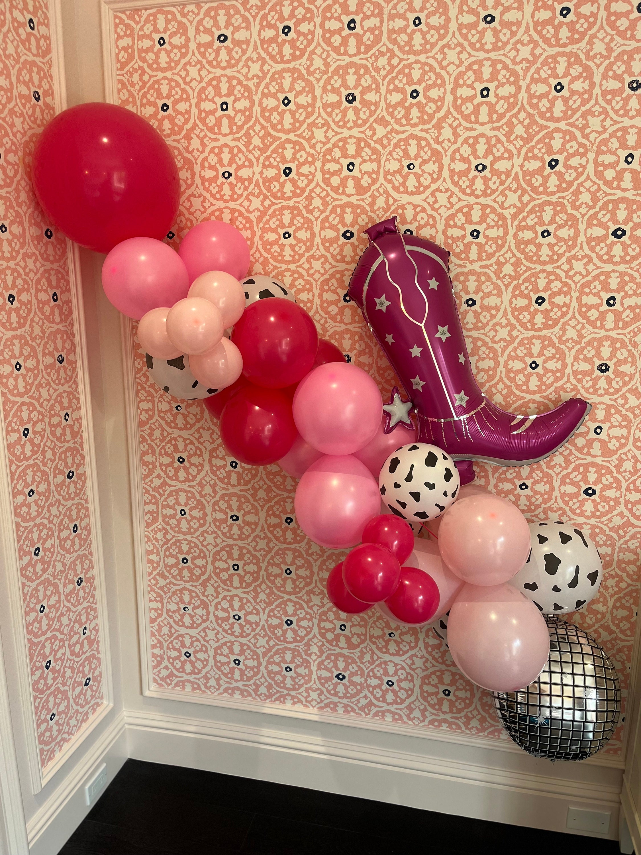 Disco Cowgirl Balloon set