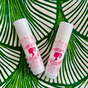 Come on let's go party chapstick favors, Doll party favor, Bachelorette Party Birthday Party lip balm