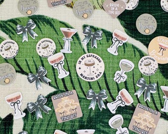 Espresso Martini Confetti: Bachelorette Party Bridal Shower Decor