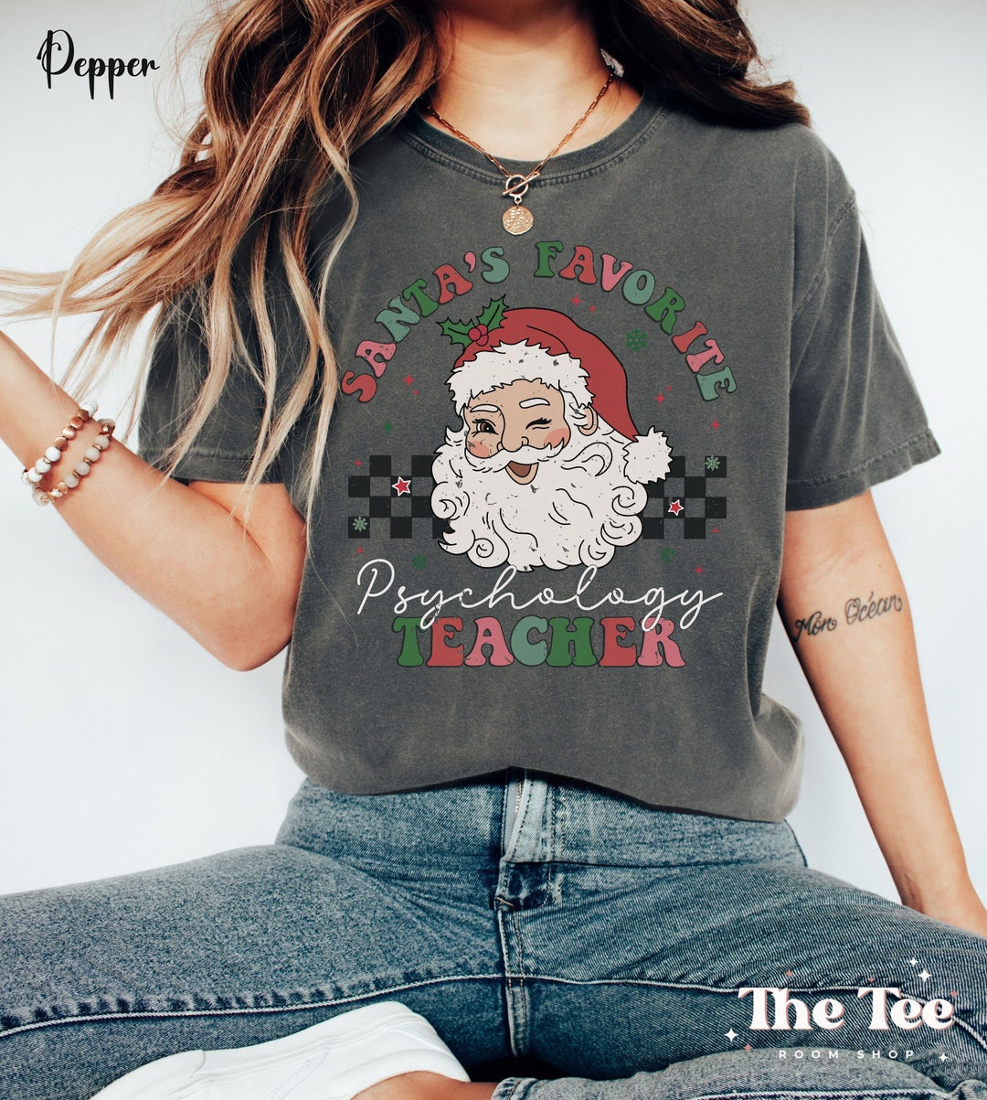 Christmas Psychology Teacher Shirt, Psychology Christmas Shirt, Santa's