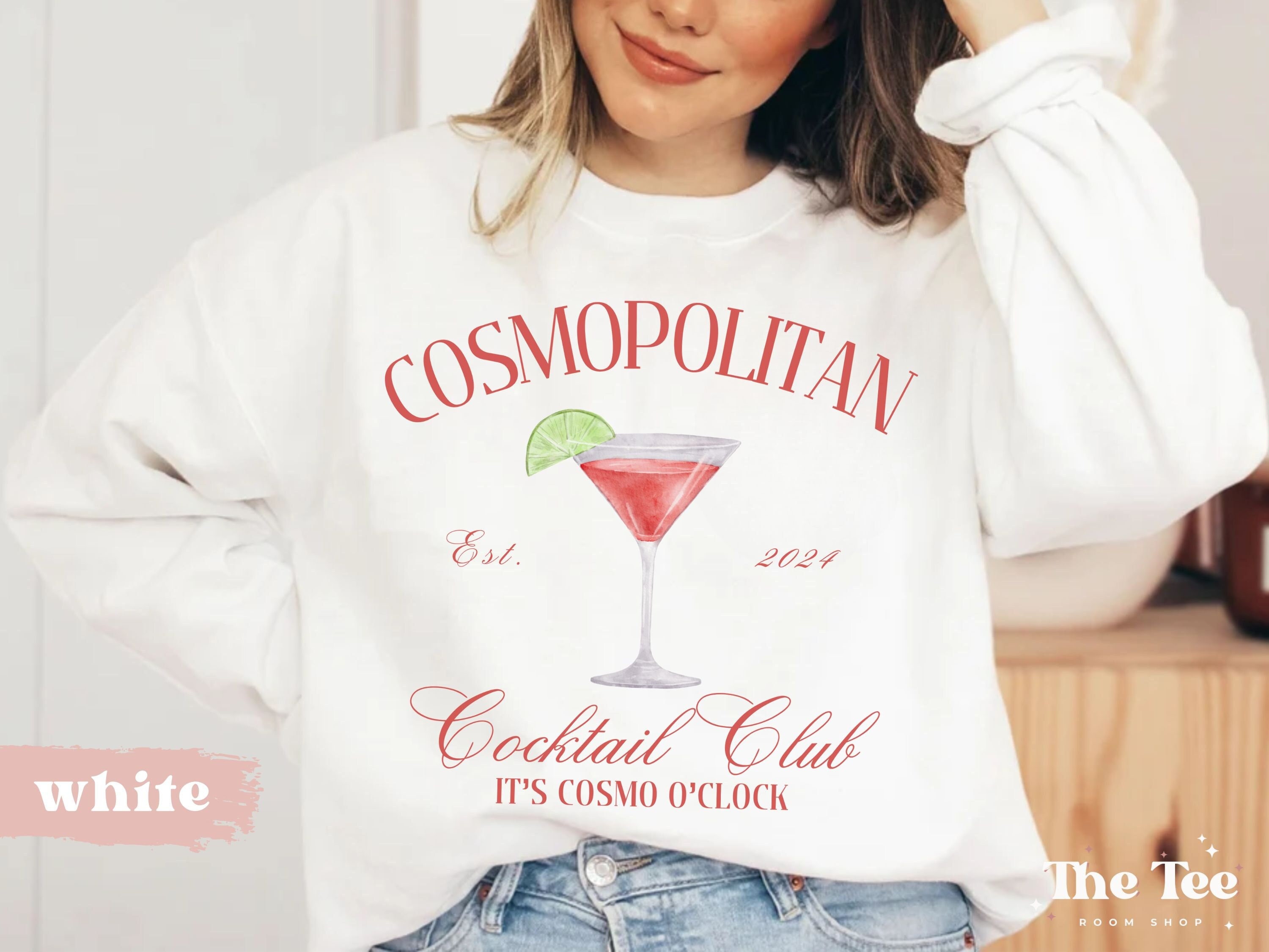Cosmopolitan Sweatshirt, Custom Cosmopolitan Cocktail Club Shirts ...