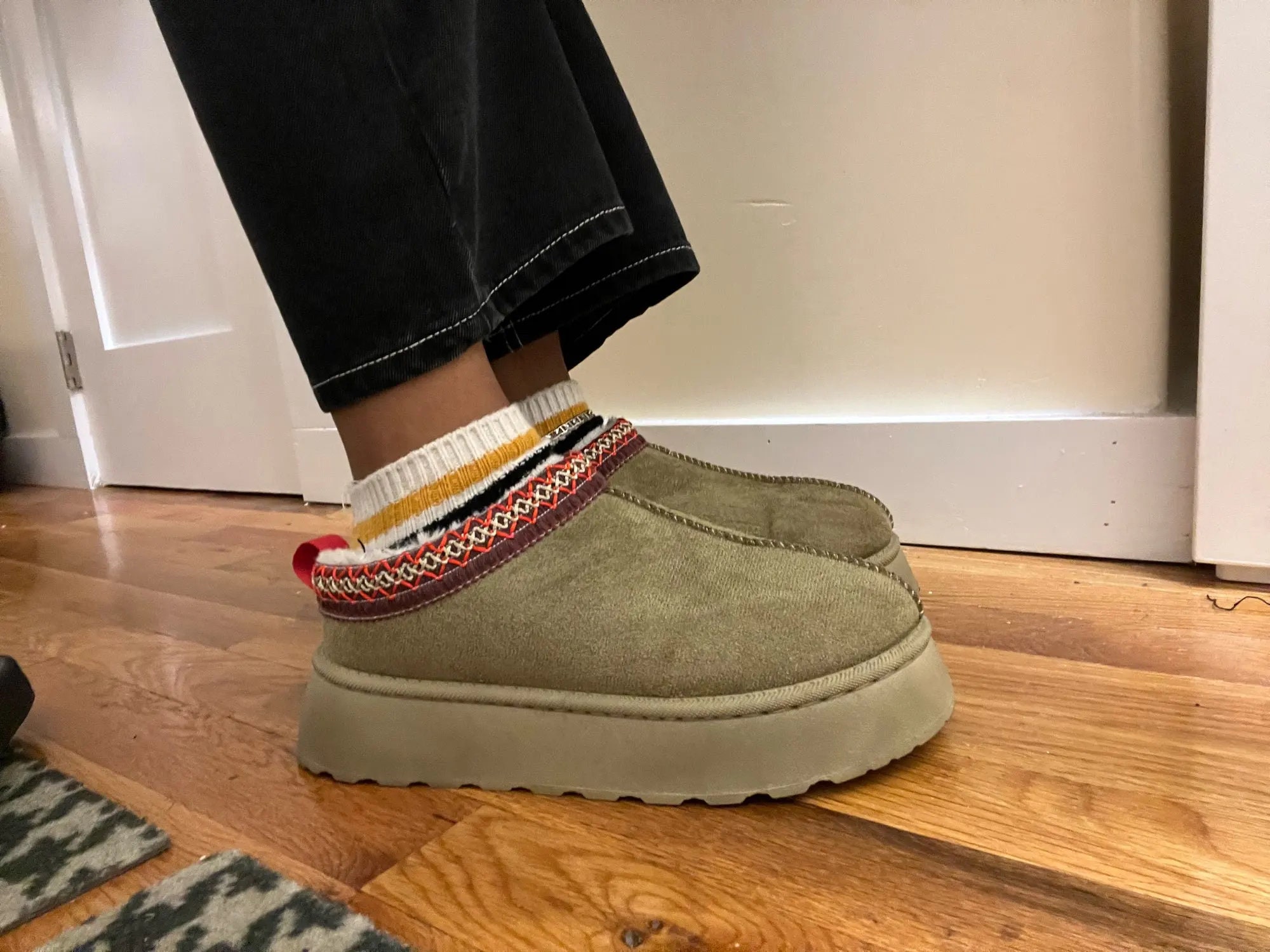 UGG Tasman Dupes Outdoor Fluffy Slippers Women s Cozy Warm Snow