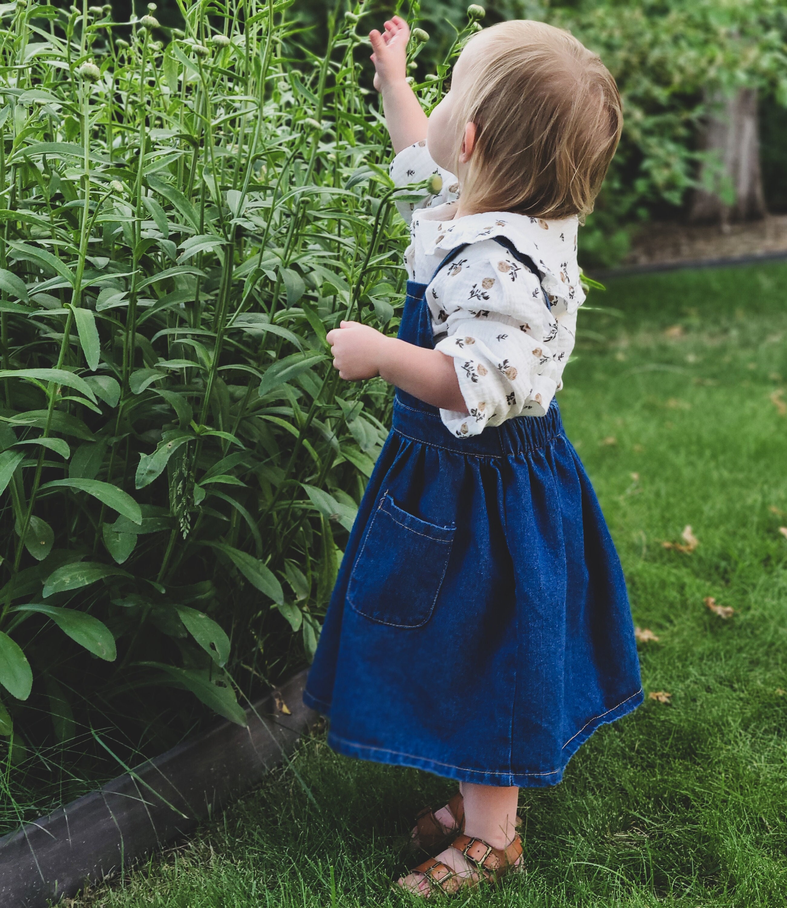 Baby Denim Pinafore Etsy Canada