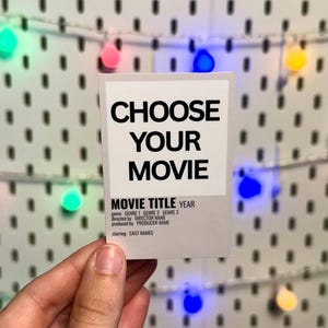 Pegatinas personalizadas de películas, pegatinas de series de televisión, pegatinas para portátiles, pegatinas para vasos, pegatinas de 2x3, pegatinas para diarios, pegatinas personalizadas