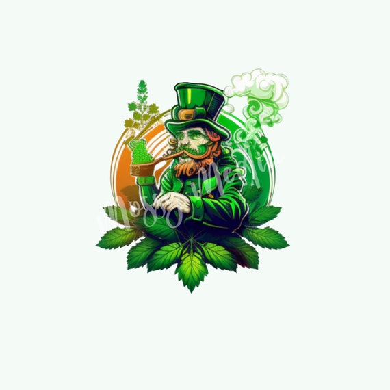 Leprechaun PNG, 420 Leprechaun PNG, St Patricks Day PNG, 420 designs, Leprechaun PnG