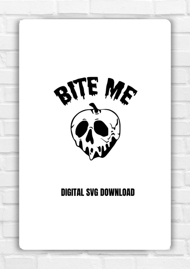 BITE ME Digital Download SVG File Svg Files for Cricut Svg - Etsy Canada