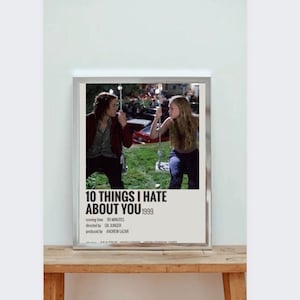 10 Things I Hate About You movie poster