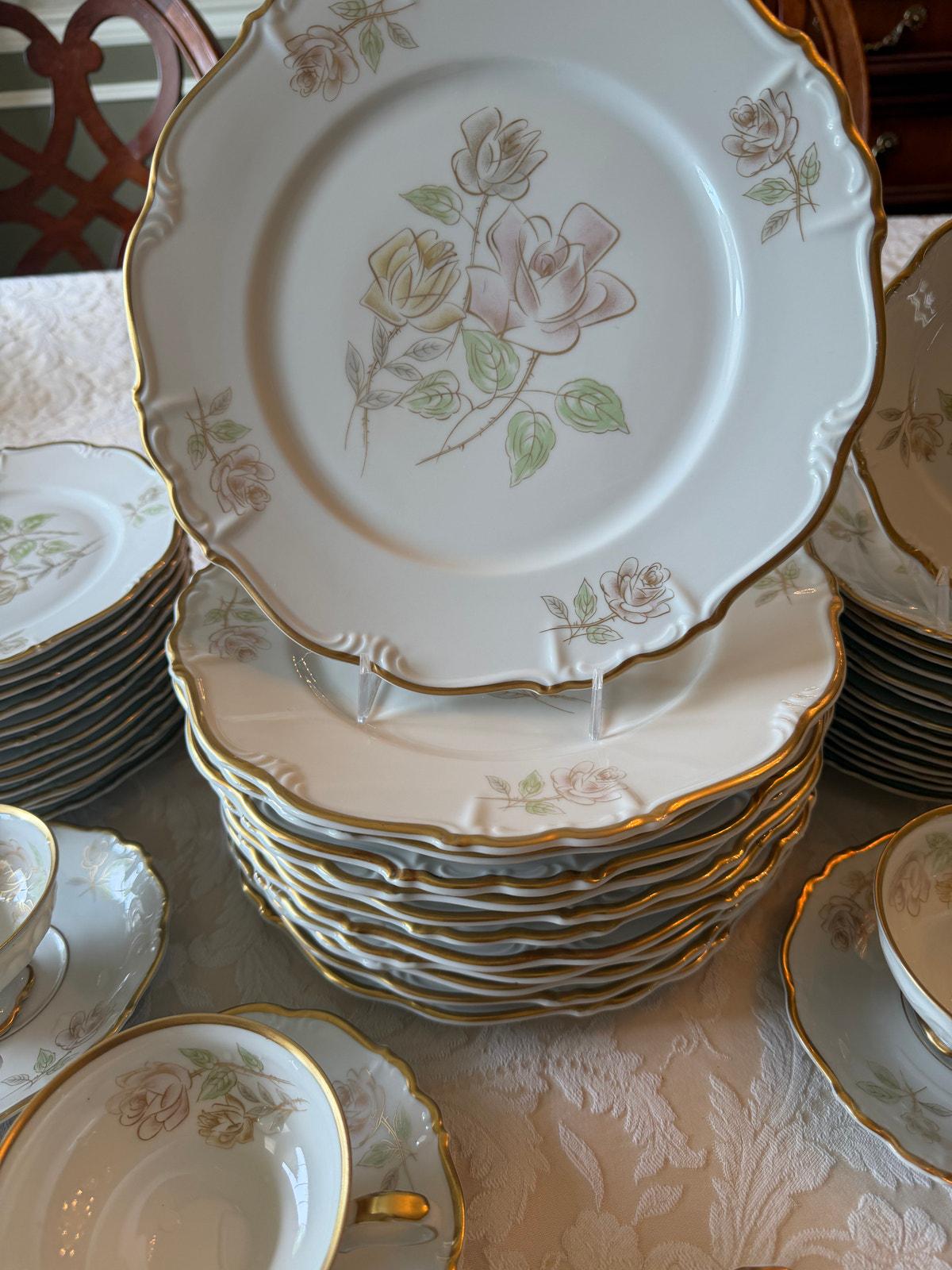 Rosenthal Corinth 12角プレート6枚セット Rosenthal China 12 Place Setting - Etsy