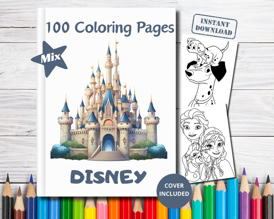 100 Cartoon Mix Coloring Pages, Coloring Pages Printable, Kids Coloring ...