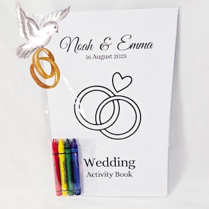 Wedding Coloring Packs and Crayons, Wedding Favors for Kids, Wedding Activities, Wedding Kids Table, Wedding Kid Activity, Wedding Reception