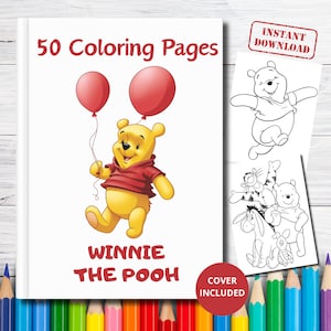 50 Winnie The Pooh coloring pages, Coloring pages for kids, Coloring pages printable, Cartoon coloring pages, Activities for kids, PDF