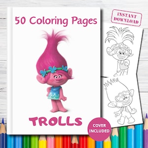 Crayola® Trolls World Tour Giant Coloring Pages