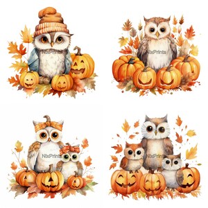 Owl Pumpkin Patch Clipart, Owl Clipart, Picture for Papa, Images for ...