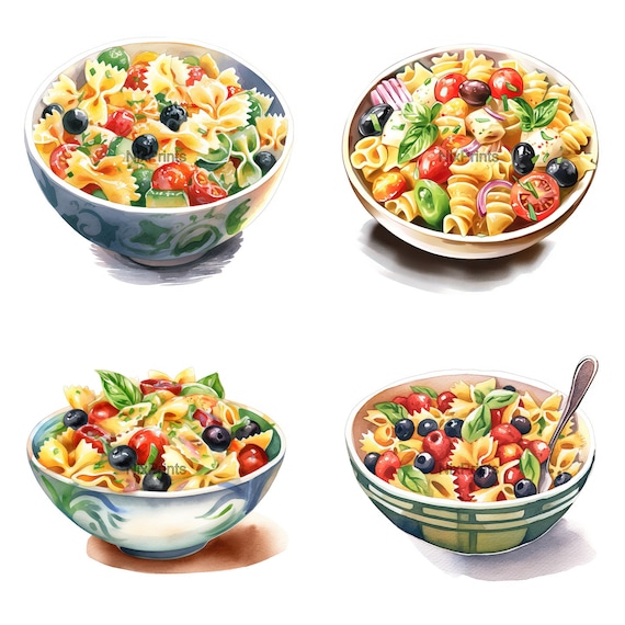 Macaroni Salad Clipart