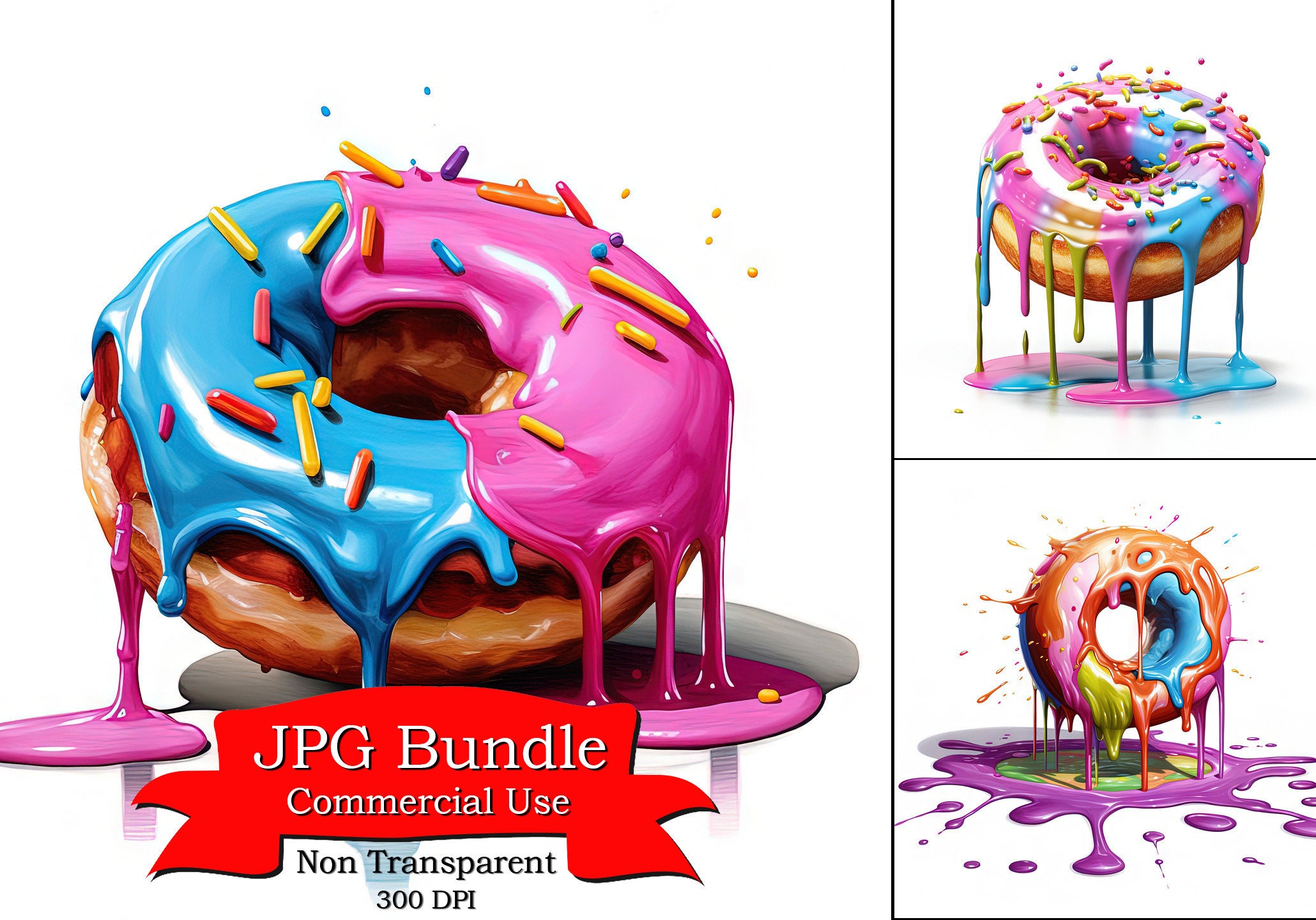 Dripping donut - Etsy België, image size:2060x1440