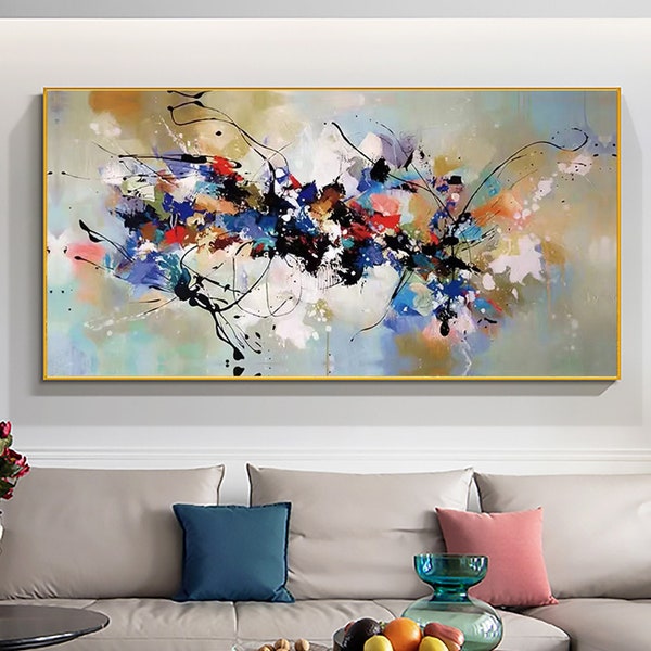 Large Acrylic Painting Etsy