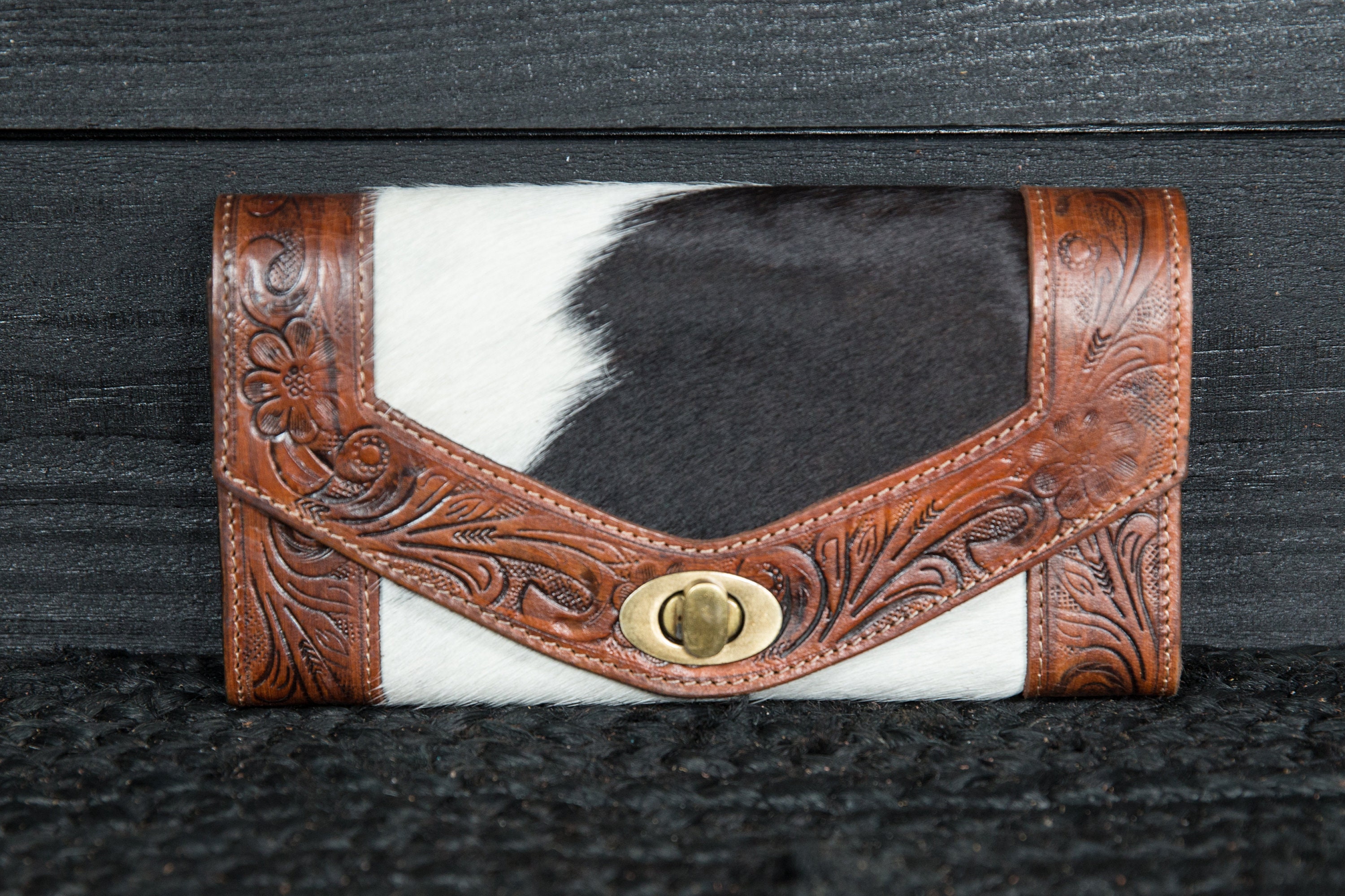 Myra cowhide wallet sale