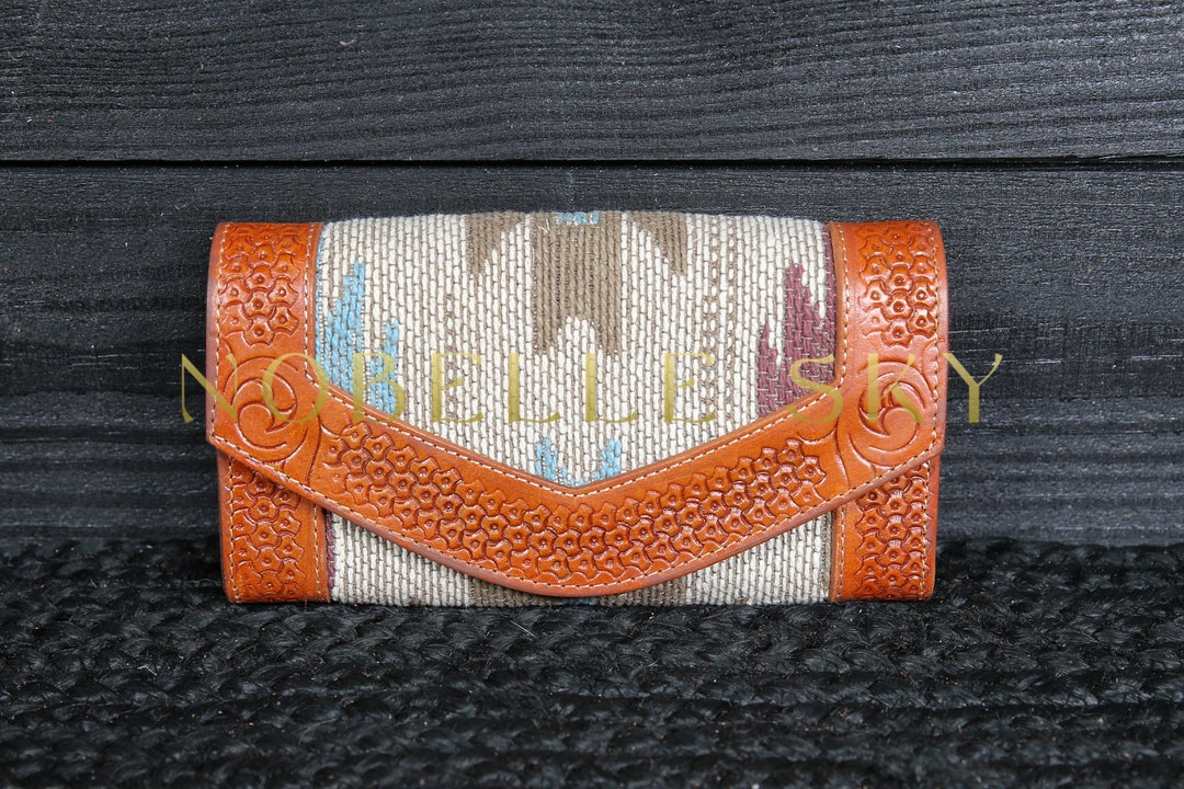 Western Style Woven Wallet Western Style Woven Clutch - Etsy