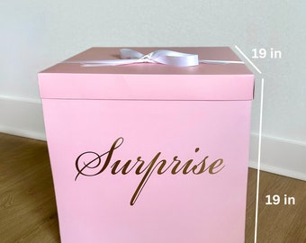 Surprise Explosion Box / Big Explosion Box / Balloon Explosion Box / Birthday / Gift Box / Anniversary/ Gender Reveal