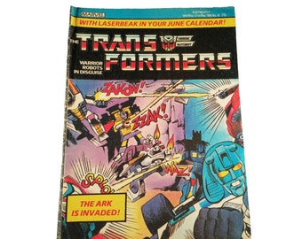 Transformers UK #18 Marvel UK 18th May 1985 Comic G1 Machine Man British MTMTE