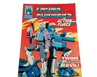 Transformers UK #202 Marvel UK 28th January 1989 Comic G1 GI Joe British