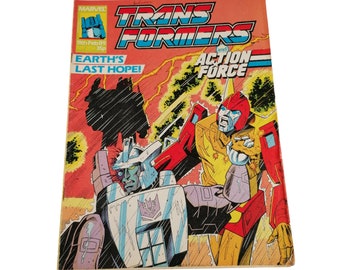Transformers UK #204 Marvel UK 11 februari 1989 Comic G1 GI Joe British