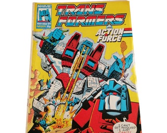 Transformers UK #209 Marvel UK 18 maart 1989 Comic G1 GI Joe British