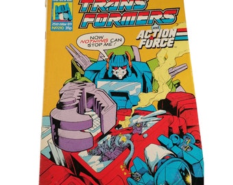 Transformers UK #210 Marvel UK 25 maart 1989 Comic G1 GI Joe British