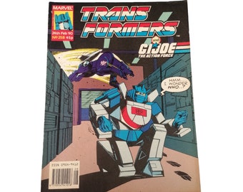 Transformers UK #258 Marvel UK 24th February 1990 Comic G1 British GI Joe