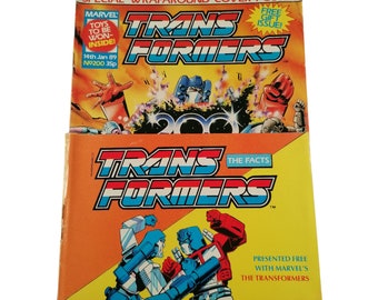 Transformers UK #200 Marvel UK 14th January 1989 Comic G1 With Free Gift Booklet