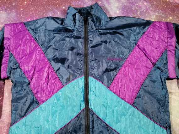 Sunshine Starshine Shell Jacket Large Neon Purple… - image 3