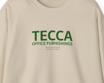 TECCA Office Furnishings Unisex Heavy Blend™-sweater met ronde hals | The Chair Company | Parodie-trui van Tim Robinson