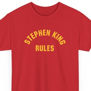 Stephen King Rules Monster Squad Tee, Horror Movie T-Shirt, Cult Classic Shirt, Movie Lover Gift