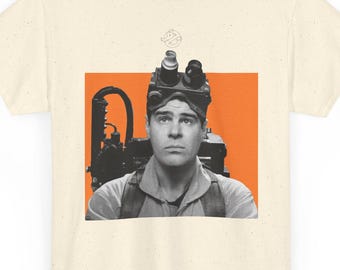 Ghostbusters Ray Stantz zwart-wit T-shirt retro scifi-film T-shirt