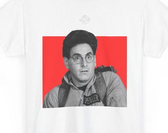 Ghostbusters Egon Spengler zwart-wit T-shirt retro scifi-film T-shirt