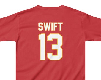 Kansas City Swift 13 Kids T-Shirt, Football Jersey Tee
