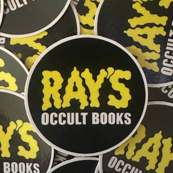 Ray’s Occult Books STICKER Ghostbusters Frozen Empire (3") , Vintage Movie Decal, Retro Film Accessory, Ghostbusters Gift