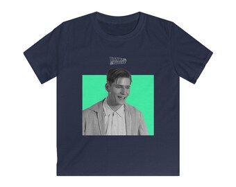 Back to the Future George McFly zwart-wit T-shirt retro film-T-shirt voor kinderen