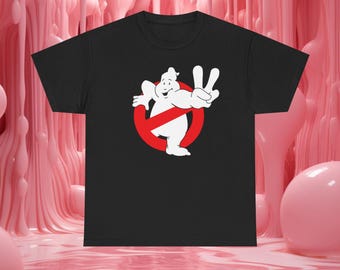 T-shirt Ghostbusters 2 avec grand logo (Gildan 5000), t-shirt film classique, chemise nostalgie des années 80, cadeau fan de Ghostbusters, chemise Ghostbusters sequel