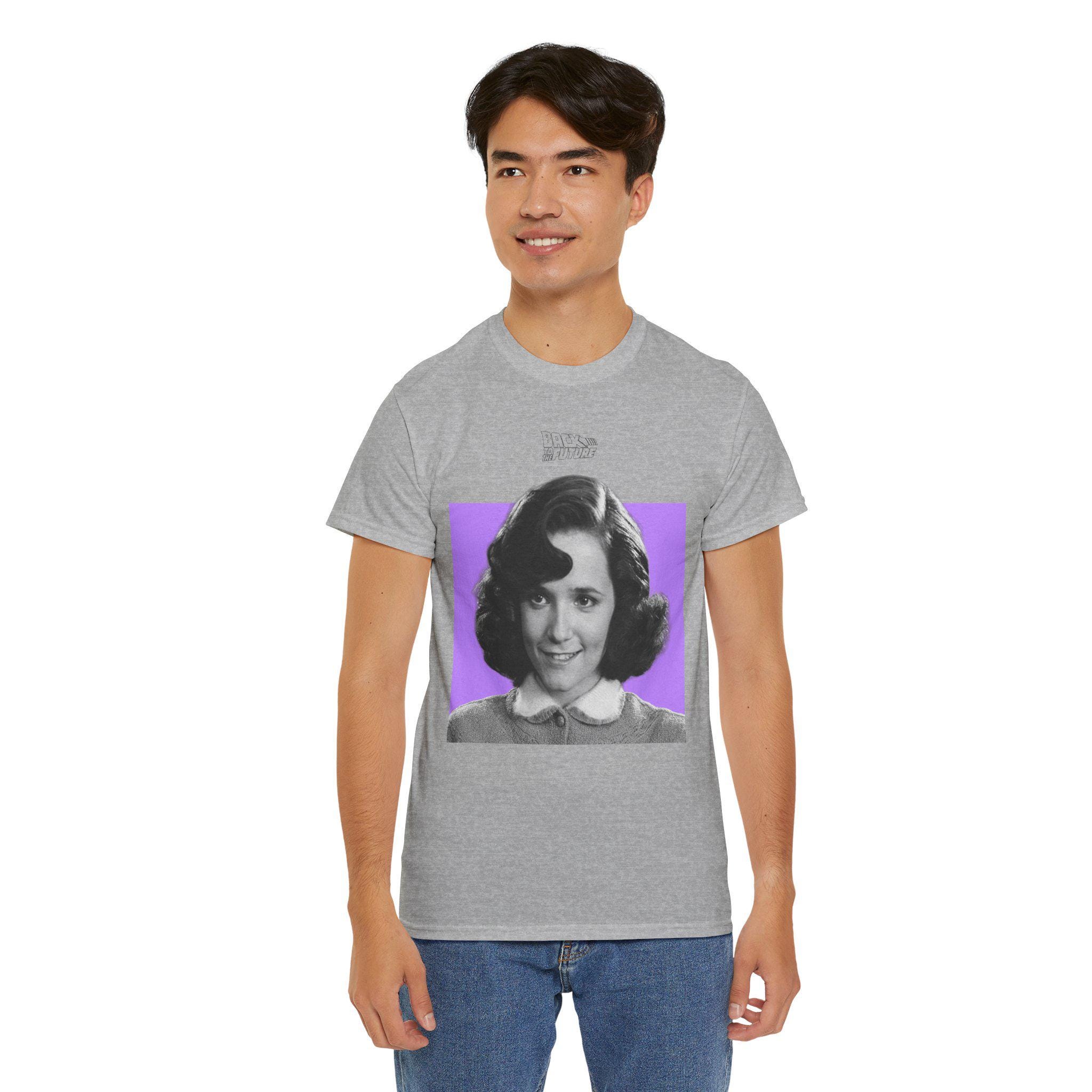 Back to the Future Lorraine Baines Mcfly Monochrome T-shirt Retro